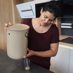 Composteur cuisine Bokashi Organko 2 + 1kg d'activateur de compost