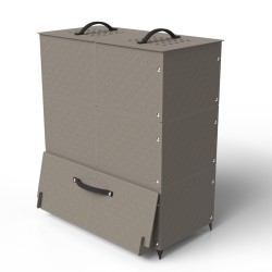 Composteur de jardin décoratif 275L