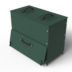 Composteur plastique recyclé design 185L