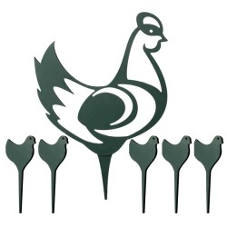 Animaux Décoratifs pour jardin - Poule et poussins