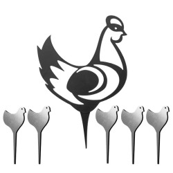 Animaux Décoratifs pour jardin - Poule et poussins