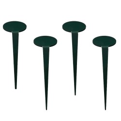 Grande étiquette de jardin inclinée forme Ovale - Lot de 4