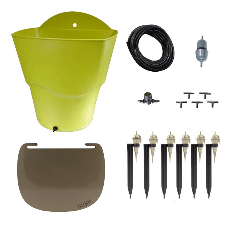 Arrosage Balcon et terrasse - Kit goutte à goutte  - Couleurs: Vert anis