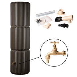 Récupérateur eau de pluie design 330L avec kit capt'eau