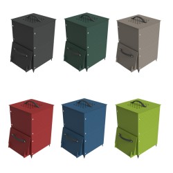 Composteur d'extérieur design 90L