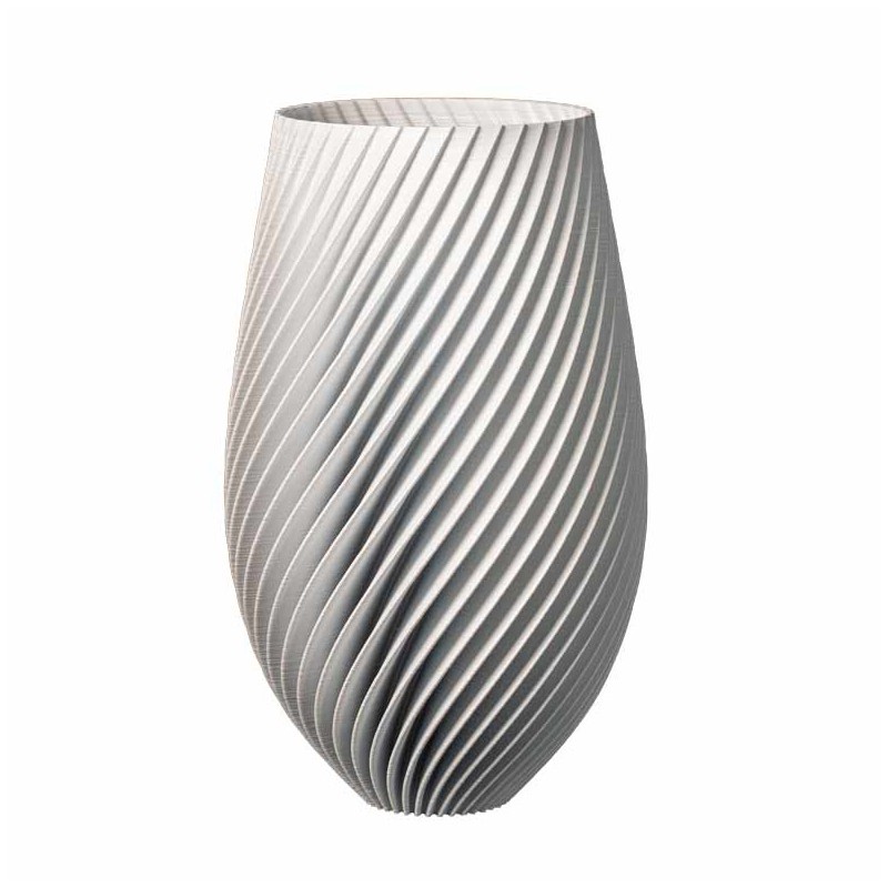 Cache-pot haut design Spirilus  - Couleurs: Blanc - Volume: 10L