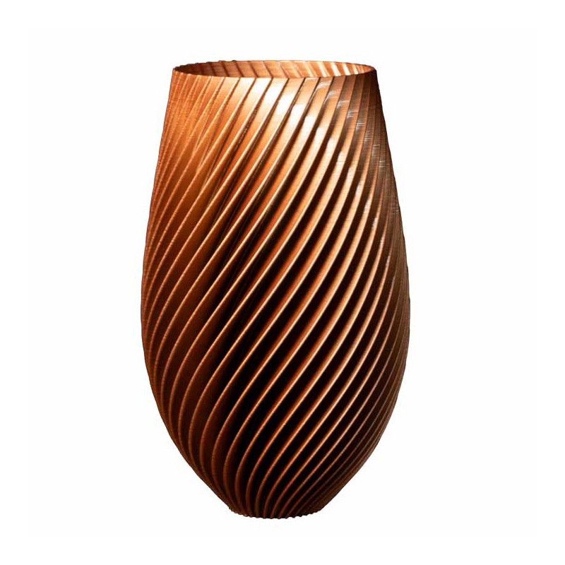 Cache-pot haut design Spirilus  - Couleurs: Bronze - Volume: 10L