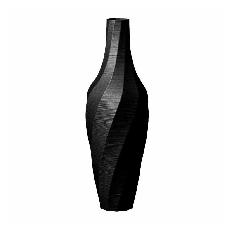 Vase amphore design Aérium  - Couleurs: Gris anthracite - Volume: 2L