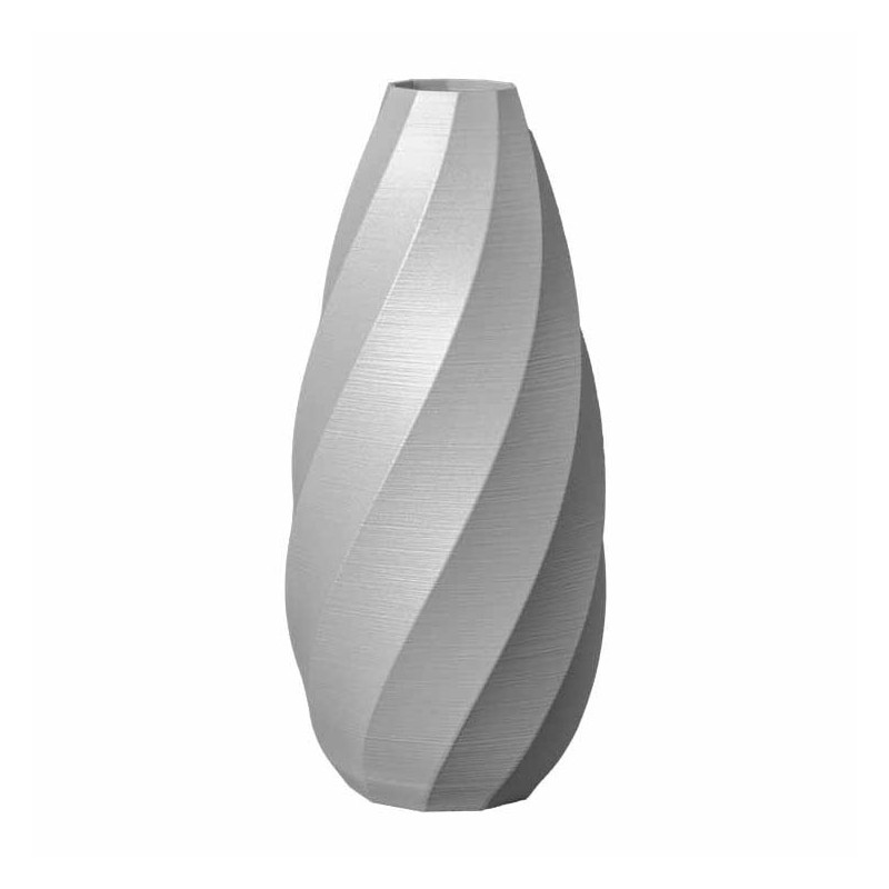 Grand vase design intérieur-extérieur Aérium  - Couleurs: Blanc - Volume: 5L