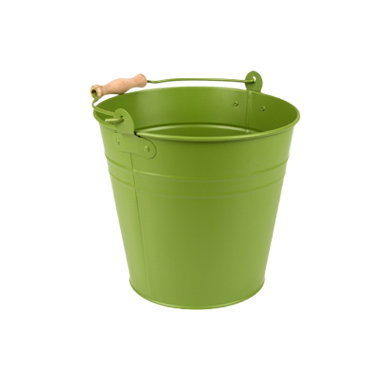 Seau vert en zinc - 5L  - Couleurs: Vert
