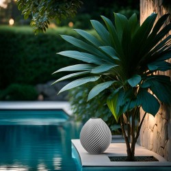 vase rond pour piscine iriso