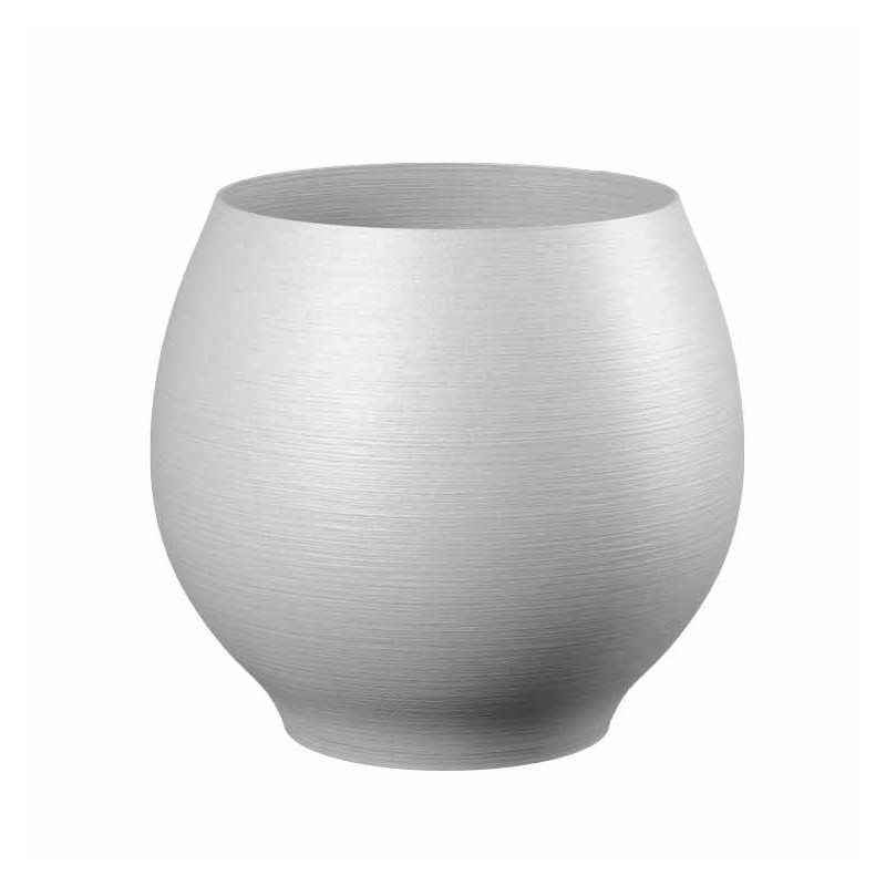 Cache-pot rond design Lisaé  - Couleurs: Blanc - Volume: 7L