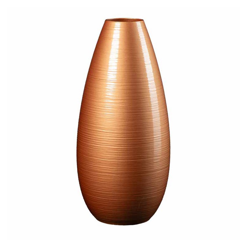 Vase haut contemporain Lisaé  - Couleurs: Bronze - Volume: 6L