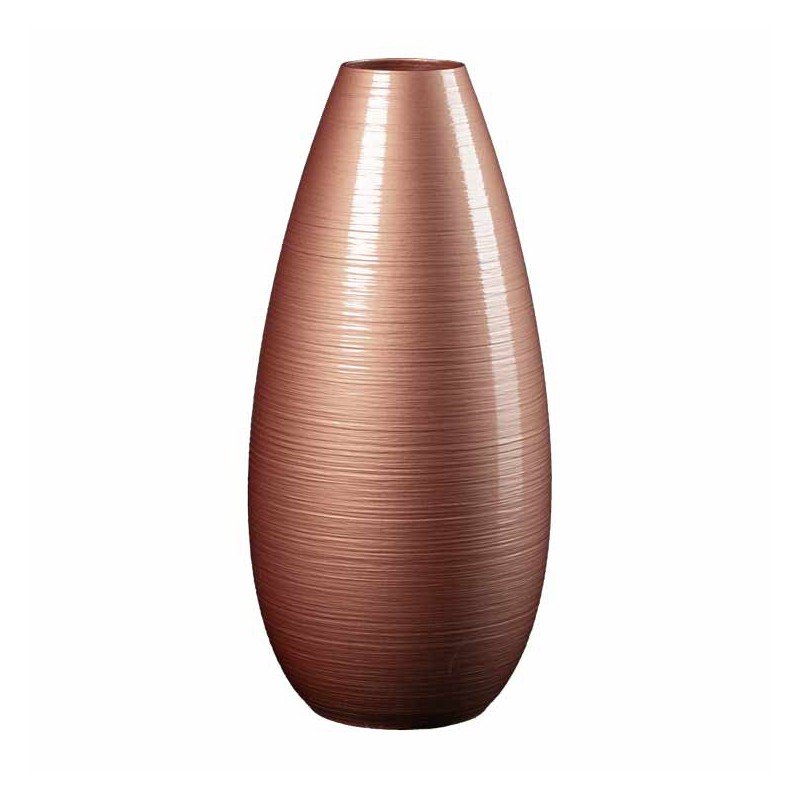 Vase haut contemporain Lisaé  - Couleurs: Cuivre - Volume: 6L