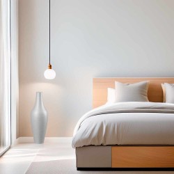 vase contemporain blanc iriso