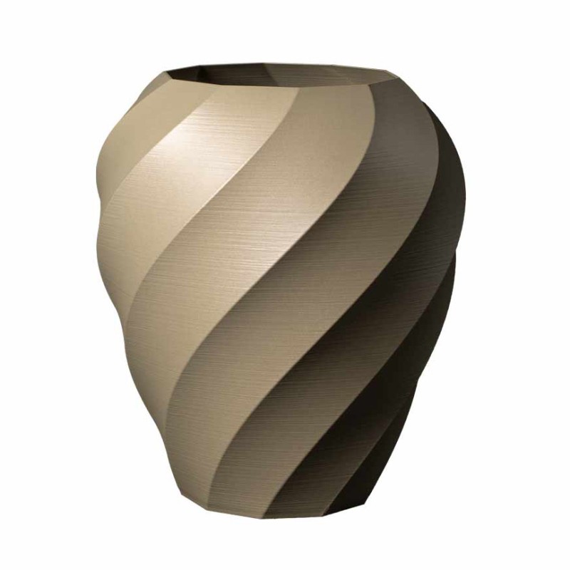 Gros pot de fleurs design Aérium  - Couleurs: Gris - Volume: 5L
