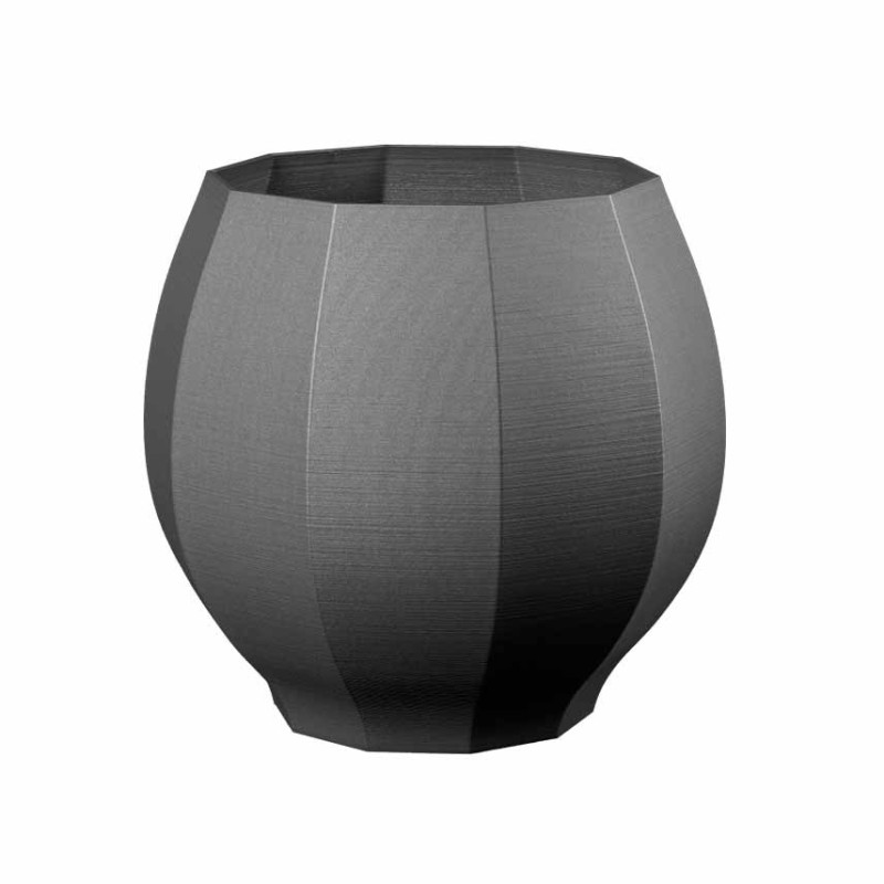 Cache-pot intérieur - extérieur Hexos  - Couleurs: Gris anthracite - Volume: 17L