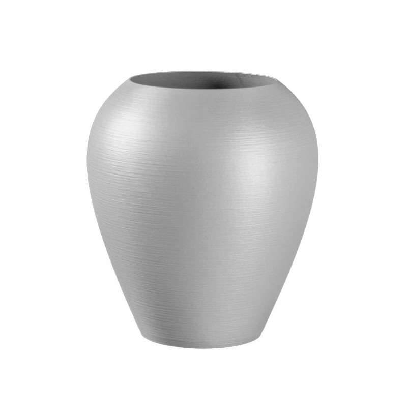 Grand pot forme jarre Lisaé  - Couleurs: Blanc - Volume: 5L