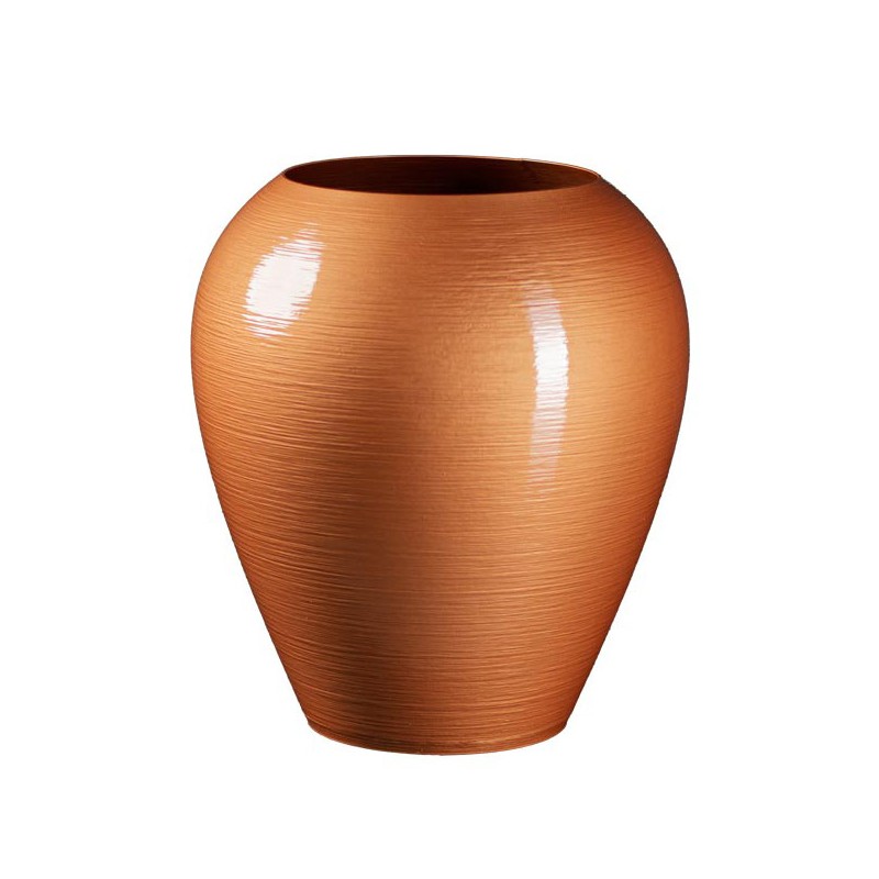 Grand pot forme jarre Lisaé  - Couleurs: Bronze - Volume: 5L