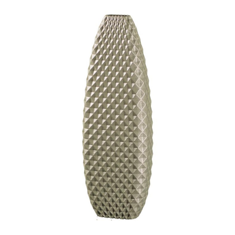 Vase haut design Ananas  - Couleurs: Gris - Volume: 2L