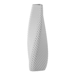 Vase haut motif en relief Ananas