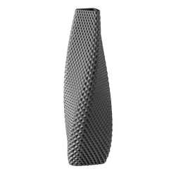 Vase haut motif en relief Ananas