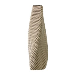 Vase haut motif en relief Ananas