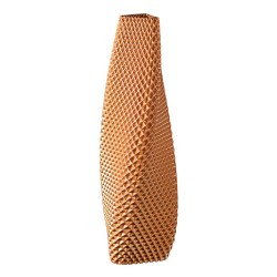 Vase haut motif en relief Ananas