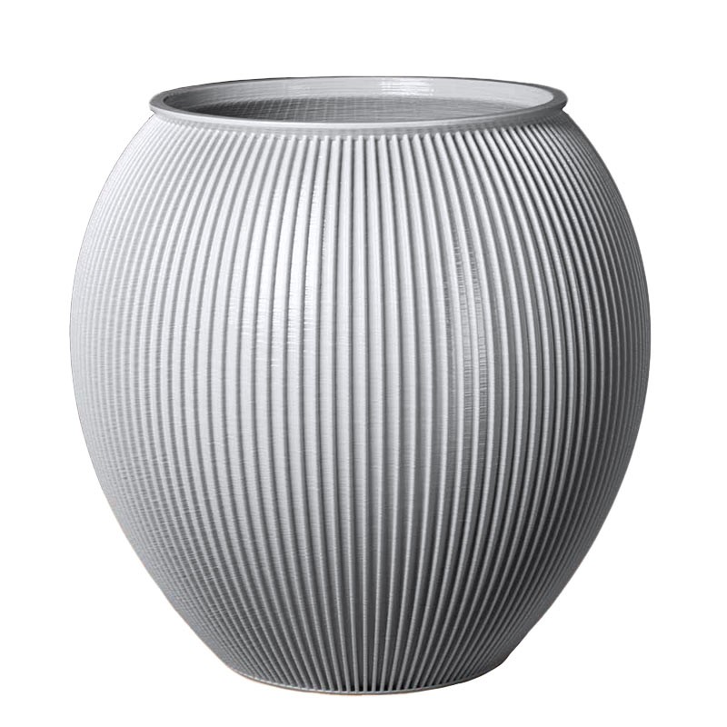 Grand pot de fleur Alinéa  - Couleurs: Blanc - Volume: 50L
