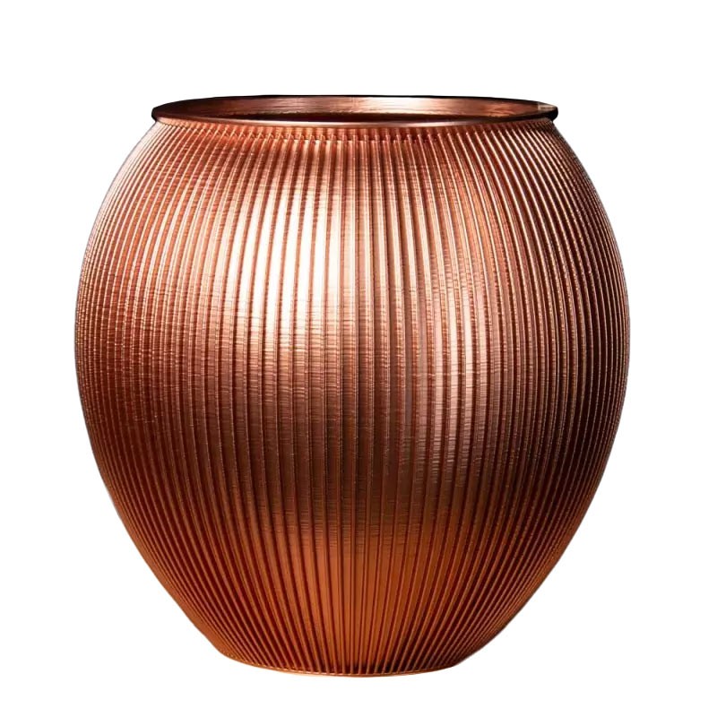 Grand pot de fleur Alinéa  - Couleurs: Cuivre - Volume: 50L
