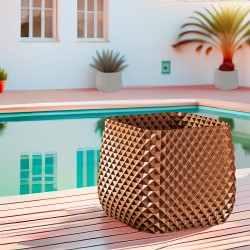 Jardinière carrée balcon et jardin - Design Ananas