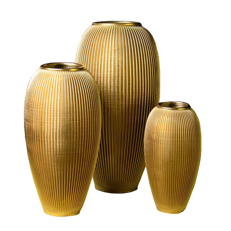 Vase design Alinéa  - Couleurs: Or - Volume: 2L