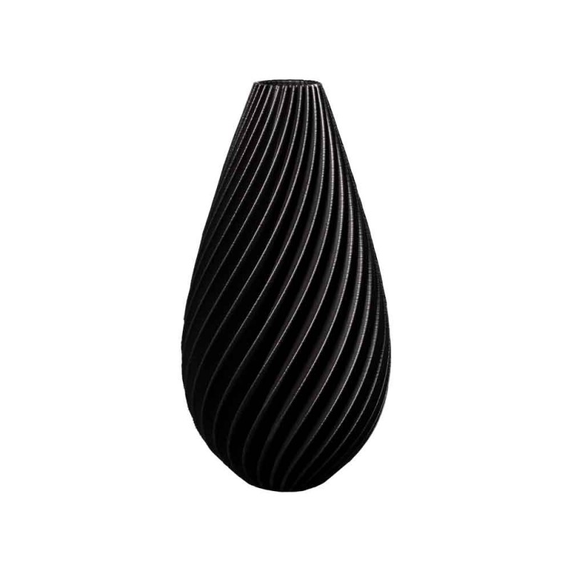 Vase haut design Spirilus  - Couleurs: Gris anthracite - Volume: 5L
