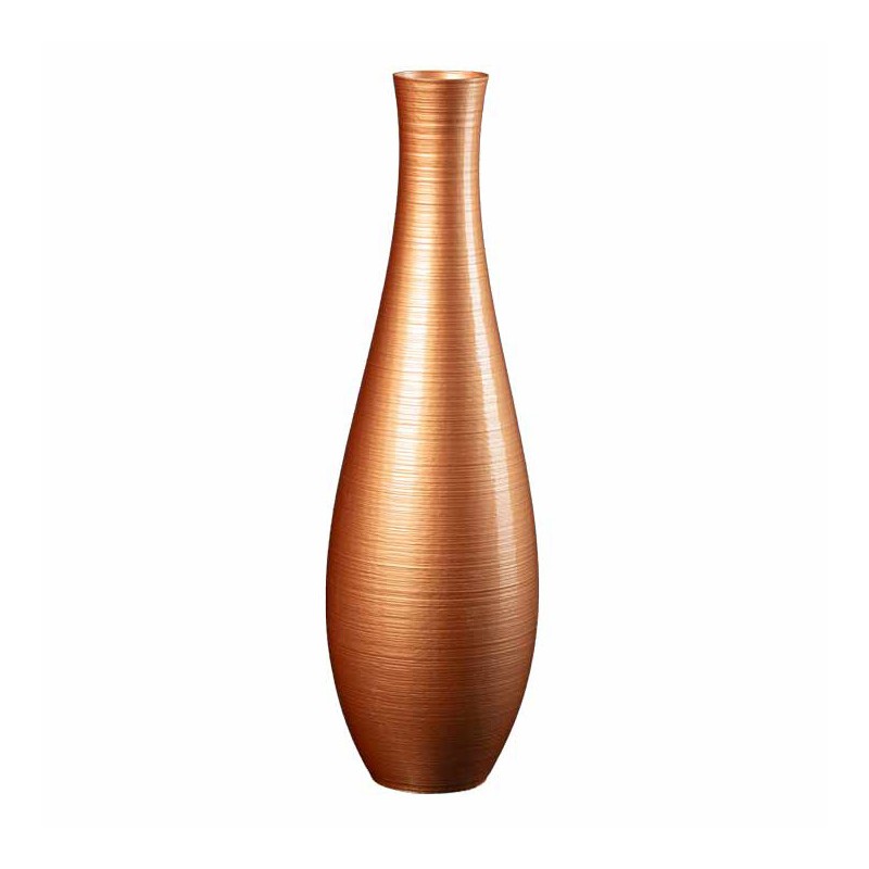 Vase fin et élégant Lisaé  - Couleurs: Bronze - Volume: 2L