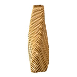 Vase haut motif en relief Ananas
