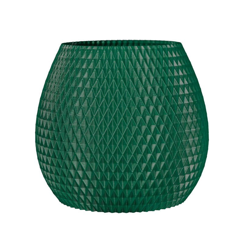 Gros pot design Ananas pour plante  - Couleurs: Vert Foncé - Volume: 6L