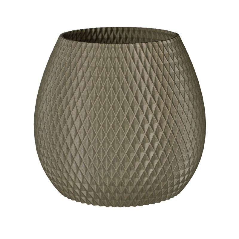 Gros pot design Ananas pour plante  - Couleurs: Gris - Volume: 6L
