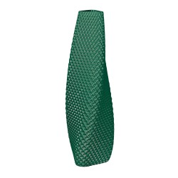 Vase haut motif en relief Ananas