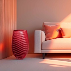 Cache-pot haut design Spirilus