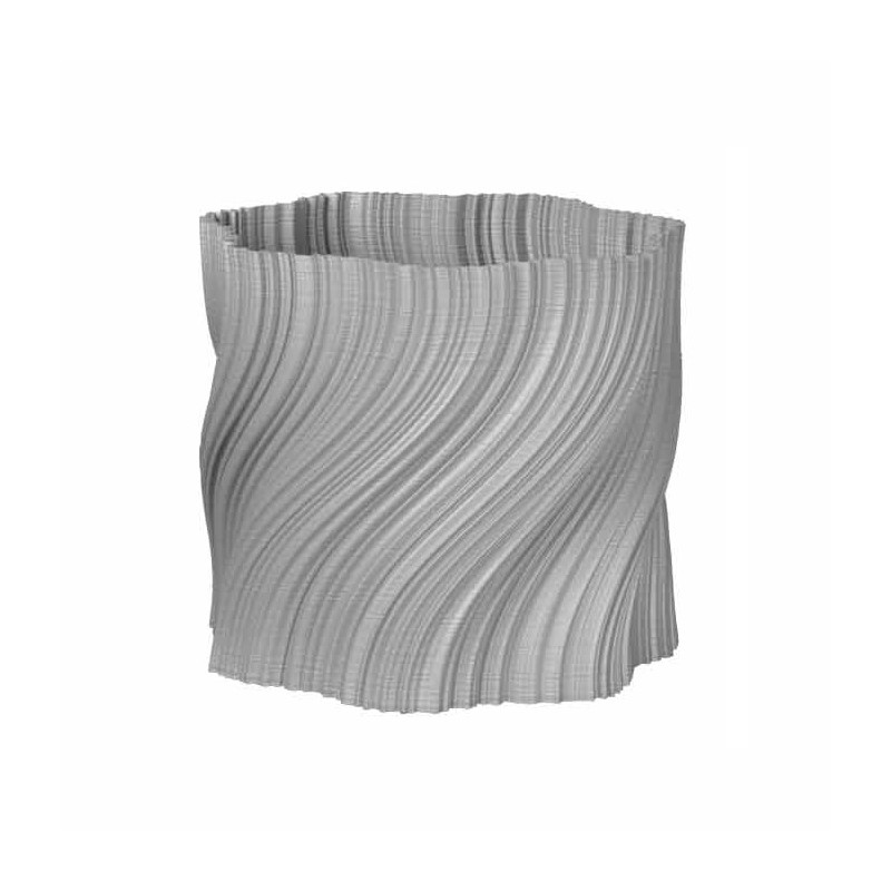 Cache-pot design déstructuré collection Oniris  - Couleurs: Blanc - Volume: 7L