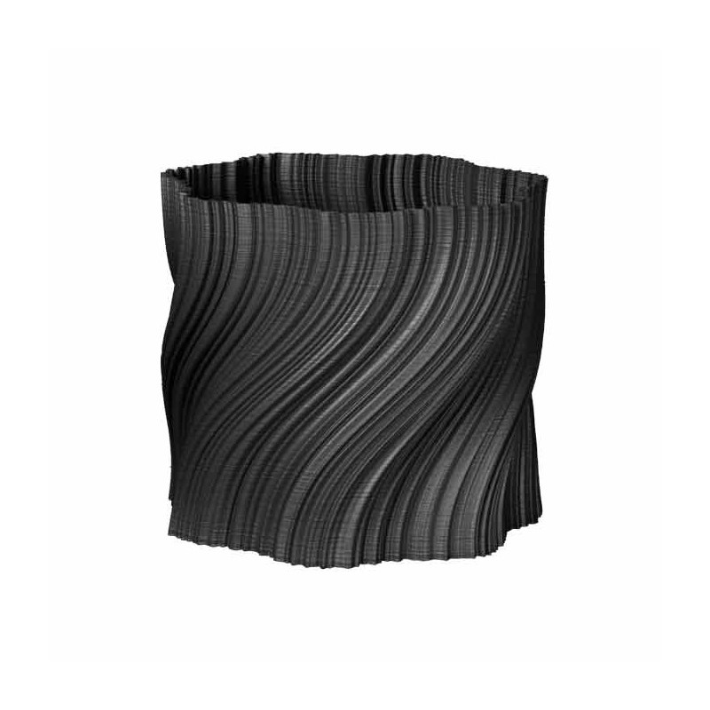 Cache-pot design déstructuré collection Oniris  - Volume: 7L - Couleurs: Gris anthracite