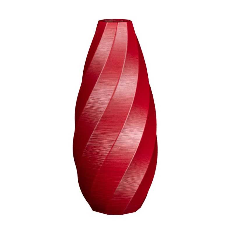 Grand vase design intérieur-extérieur Aérium  - Couleurs: Rouge - Volume: 5L