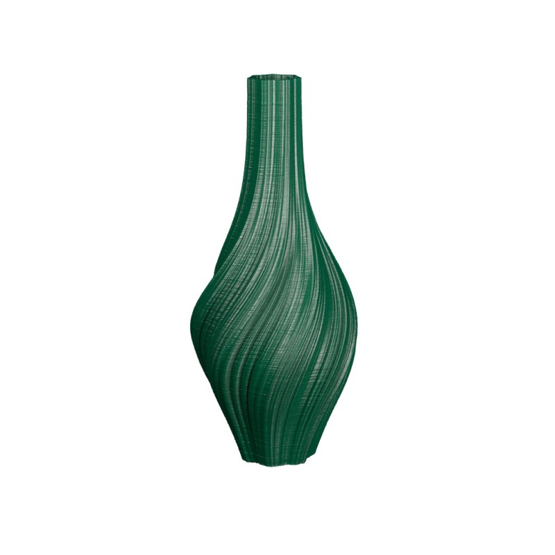 Vase design forme amphore Oniris  - Couleurs: Vert Foncé - Volume: 3L