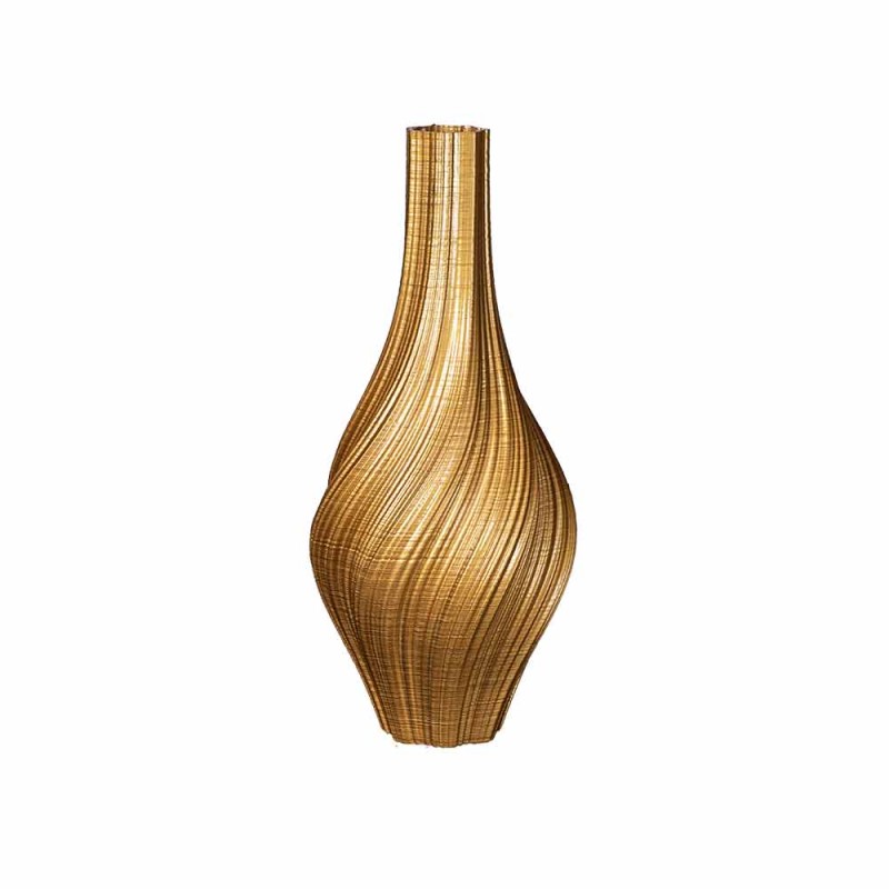 Vase design forme amphore Oniris  - Couleurs: Or - Volume: 3L