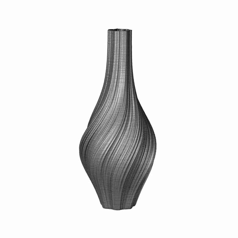 Vase design forme amphore Oniris  - Volume: 3L - Couleurs: Gris anthracite
