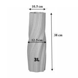 Vase haut et droit Oniris