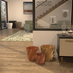 Cache-pot design Oniris forme évasée
