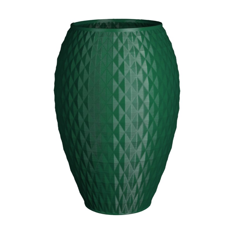 Jarre contemporaine - Vase à poser grandes dimensions  - Couleurs: Vert Foncé - Volume: 14L