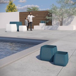 Jardinière carrée balcon et jardin - Design Ananas
