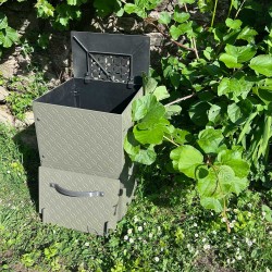 Composteur d'extérieur design 90L